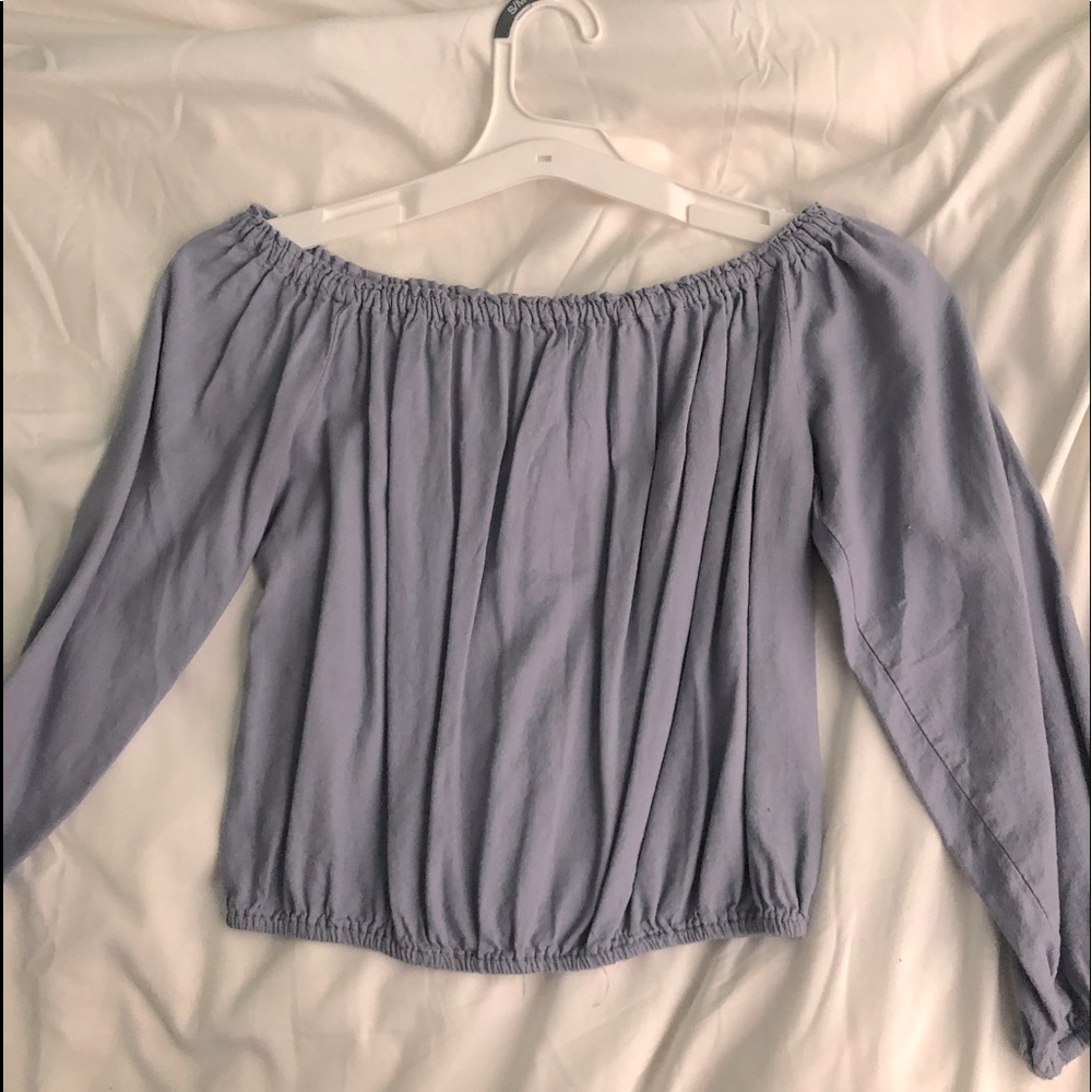 off the shoulder pacsun blouse.